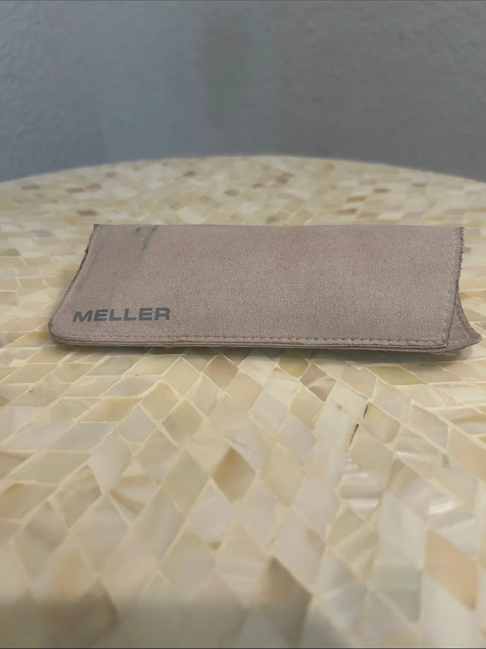 Meller Beige Sunglasses Sleeve Case